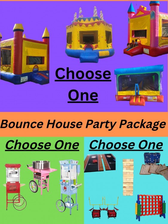 Party Packages Bouncy Bandits Fort Wayne IN.