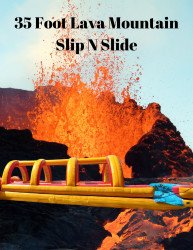 35 Foot Lava Mountain Slip N Slide