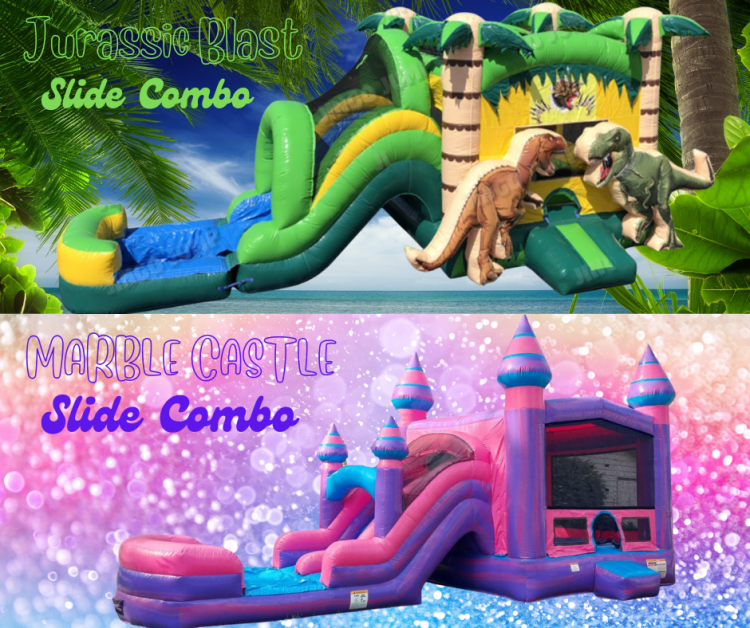 Combo Bounce Houses with Slide Combo Bounce Houses with Slide